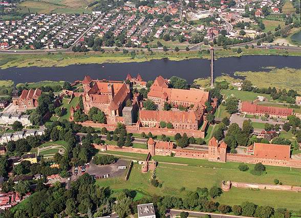 Malbork - Bird's eye view