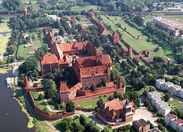 Malbork - Bird's eye view