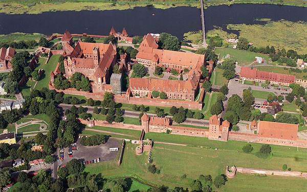 Malbork - Bird's eye view