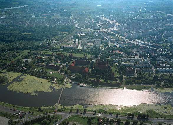 Malbork - Bird's eye view