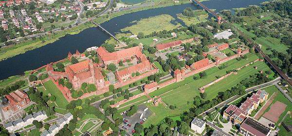 Malbork - Bird's eye view