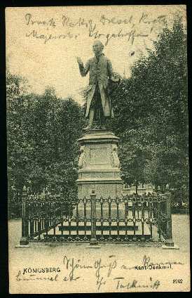 Konigsberg - Monument of Kant 1906