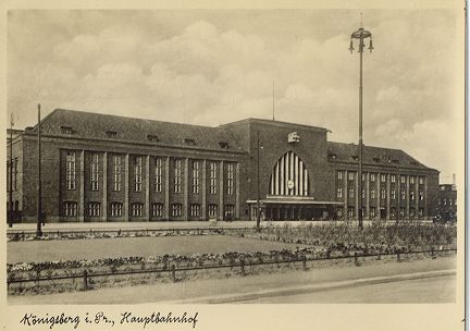 Konigsberg - Main railroad station