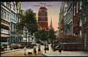 Danzig - Jopengasse mit Marienkirche 1910